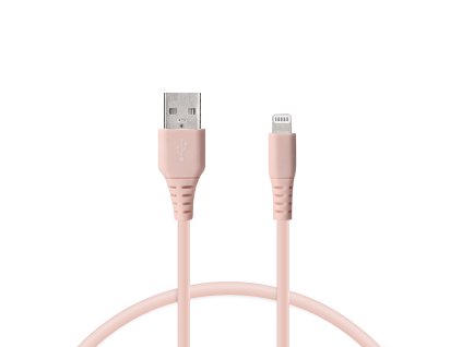 Ksix nabíjecí a datový kabel USB na lightning, MFi, 1m (Barva Zelená)