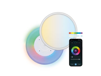 1634 8 ksix duo stropni svetlo smartled 42cm 24w rgb cct