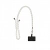 ksix universal lanyard strap with card for smartphone white