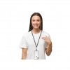ksix universal lanyard strap with card for smartphone white (1)