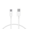usb a to usb c ksix 12 w charge and data cable 1 m white