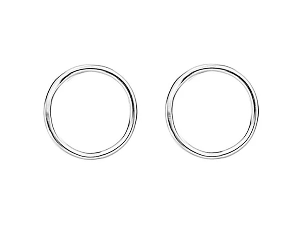 Circle 11 earrings Ag - Kunsthalle Praha Design Shop