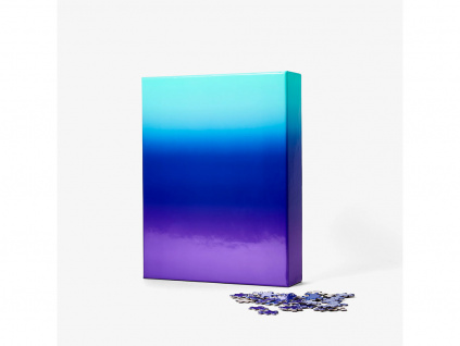 gradient puzzle teal blue purple 1000pcs