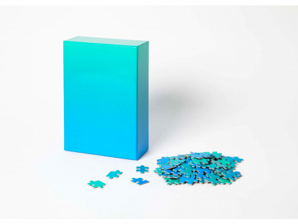 Gradient Puzzle – Modrá Zelená 500 dílků