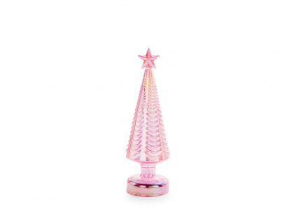 tree led ligt pink star 1