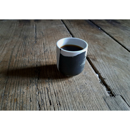 Pohárek espresso - černý mat