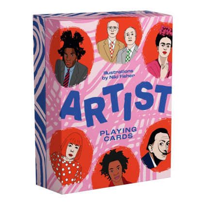 Hrací karty s umělci