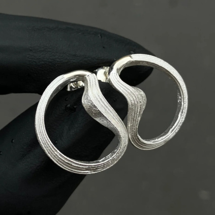Earrings Beach Artifacts – Sterling silver 925/1000  Ondřej Stára