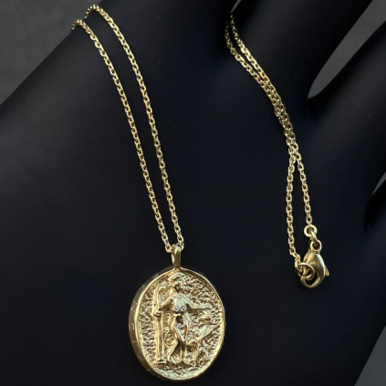 Pendant Sensitive Content – gold-plated silver with diamonds  Ondřej Stára