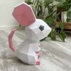 Mouse Paper Model  Šikovná opice