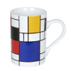 mondrian design mug cappuccino