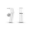 La Casa Double Earrings – silver  NLMT
