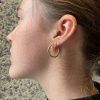 Struktura Earrings – gold-plated silver  Dick Wolf