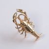 Crayfish Ring – gold-plated silver  Dick Wolf