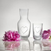 Karafa Love - čirá, 1200 ml  Designová karafa od Ronyho Plesla a sklárny Rückl