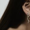 Náušnice TENDER TENDRILS 3 – stříbro  Magdalena Šťastníková