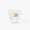 Terrace Glass Candle Holder - Clear