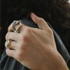 TENDER TENDRILS 3 Ring – silver  Magdalena Šťastníková