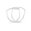 La Casa Double Ring – silver  NLMT