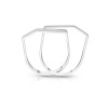 La Casa Double Ring – Sterling Silver 925/1000