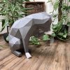 Cat Paper Model – dark grey  Šikovná opice