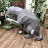 Cat Paper Model – dark grey  Šikovná opice