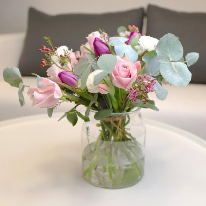 ruze tulipany eukalyptus