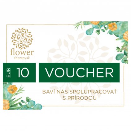 Flower therapy Voucher darcekovy poukaz 10