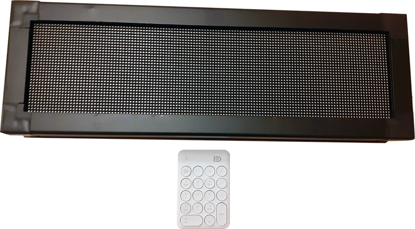 Informační displej se zvukem