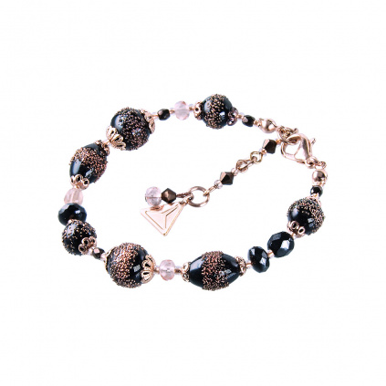 Be Original luxury bracelet with Lampglas pearls