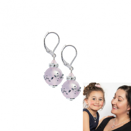 Earrings Ester with Lampglas pearl