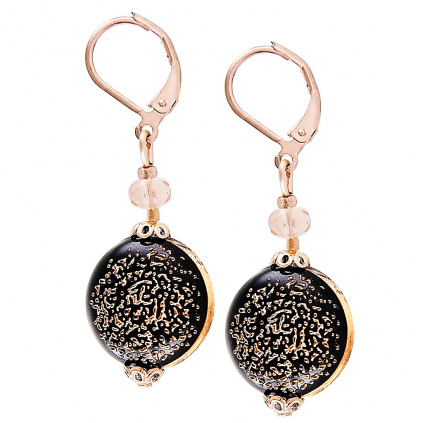 Be Original beautiful earrings with Lampglas pearl