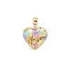 Mommy's Little Girl pendant with 24K gold in Lampglas pearl