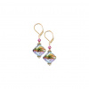 Hi Elegance earrings with 24K gold in Lampglas pearl