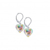 Rainbow Fairy earrings with 24k gold in Lampglas pearls