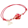 I Love You bracelet with 24K gold in Lampglas pearl