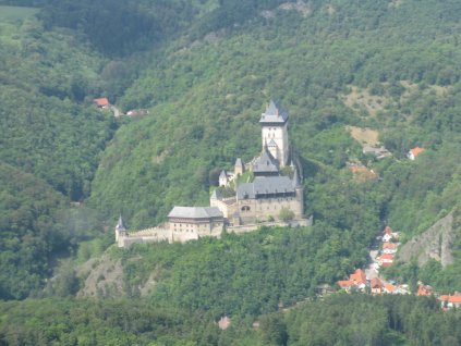 Seznamovací let pro 3  nad Křivoklát - Karlštejn - Točník - Žebrák - Krakovec