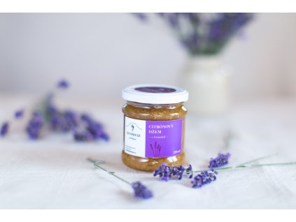 Citrónová marmeláda s levandulí