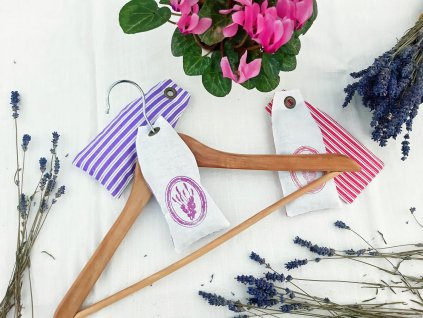 Levandulový sáček na ramínko