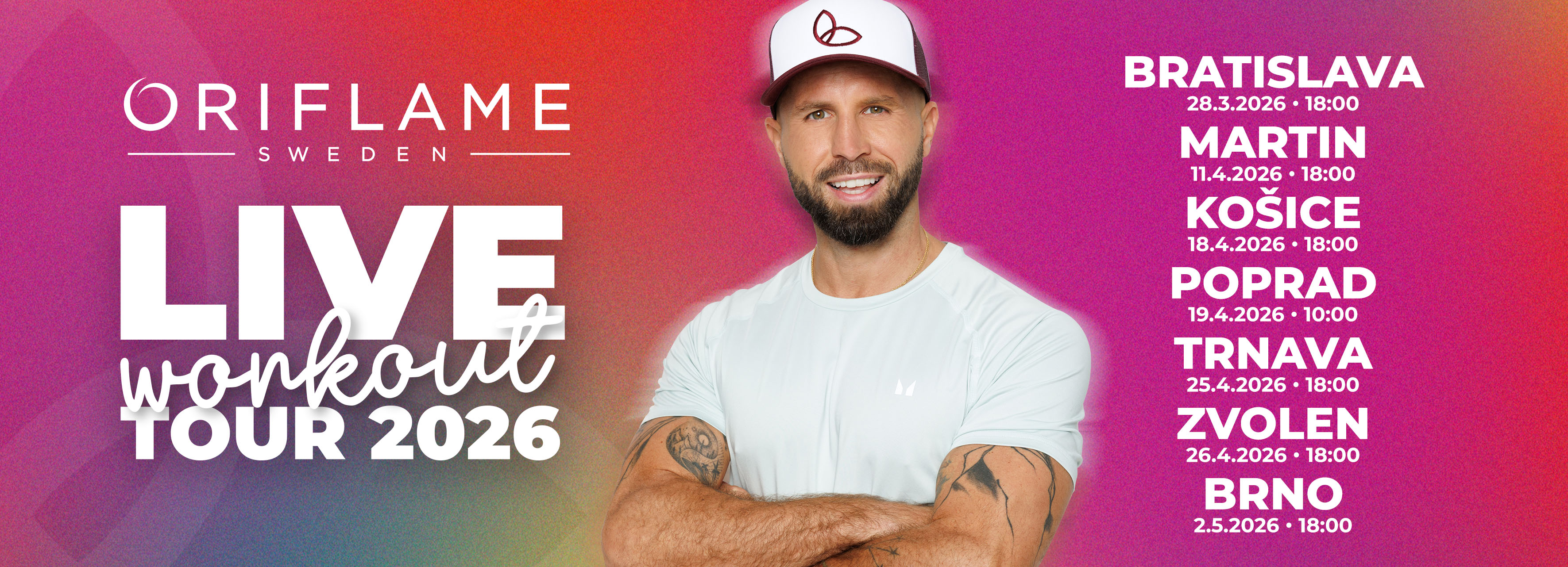 Oriflame  LIVE Workout Tour 2026