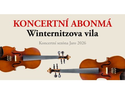 Koncertní abonmá - Jaro 2026 - VYPRODÁNO