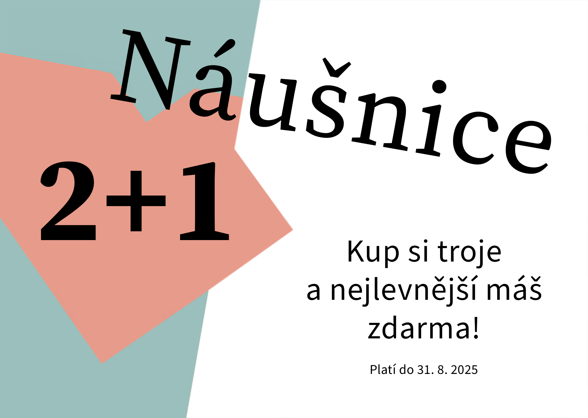 2+1 na náušnice