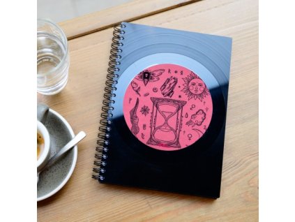 Diář z vinylových desek 2020 - Bleděmodrá tečka