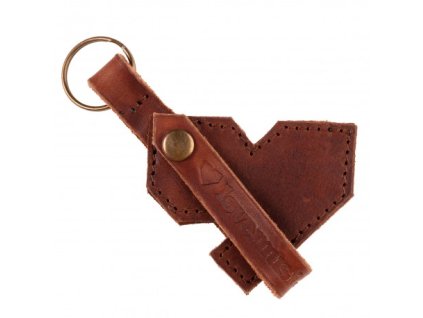 Klíčenka na sluchátka Lovemusic - světle červená