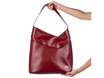 KUK 2208 kabelka červená shopper