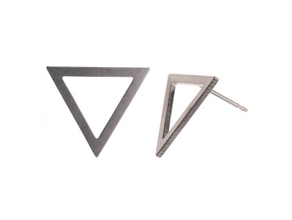 ocelove nausnice pecky geometry triangle reverse