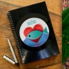 Zápisník z vinylových desek A5 - bez linek - Family Roots