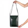 Dámská kabelka Malá Dafné tmavozelená