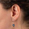 KUK 7593 piercing náušnice modrá perla opr