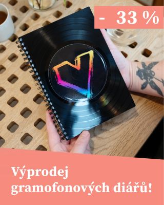 Velký lednový výprodej gramofonovýchdiářů 🎶 Naše ručně vyráběné diáře z opravdových gramofonových desek teď pořídíš se...